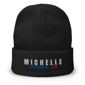 Michelle Obama '28 Embroidered Beanie
