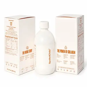 SpoiledChild Collagen Peptides + Vitamin C + Hyaluronic Acid Liquid Collagen Mango Flavor 400ml 13.5 FL oz