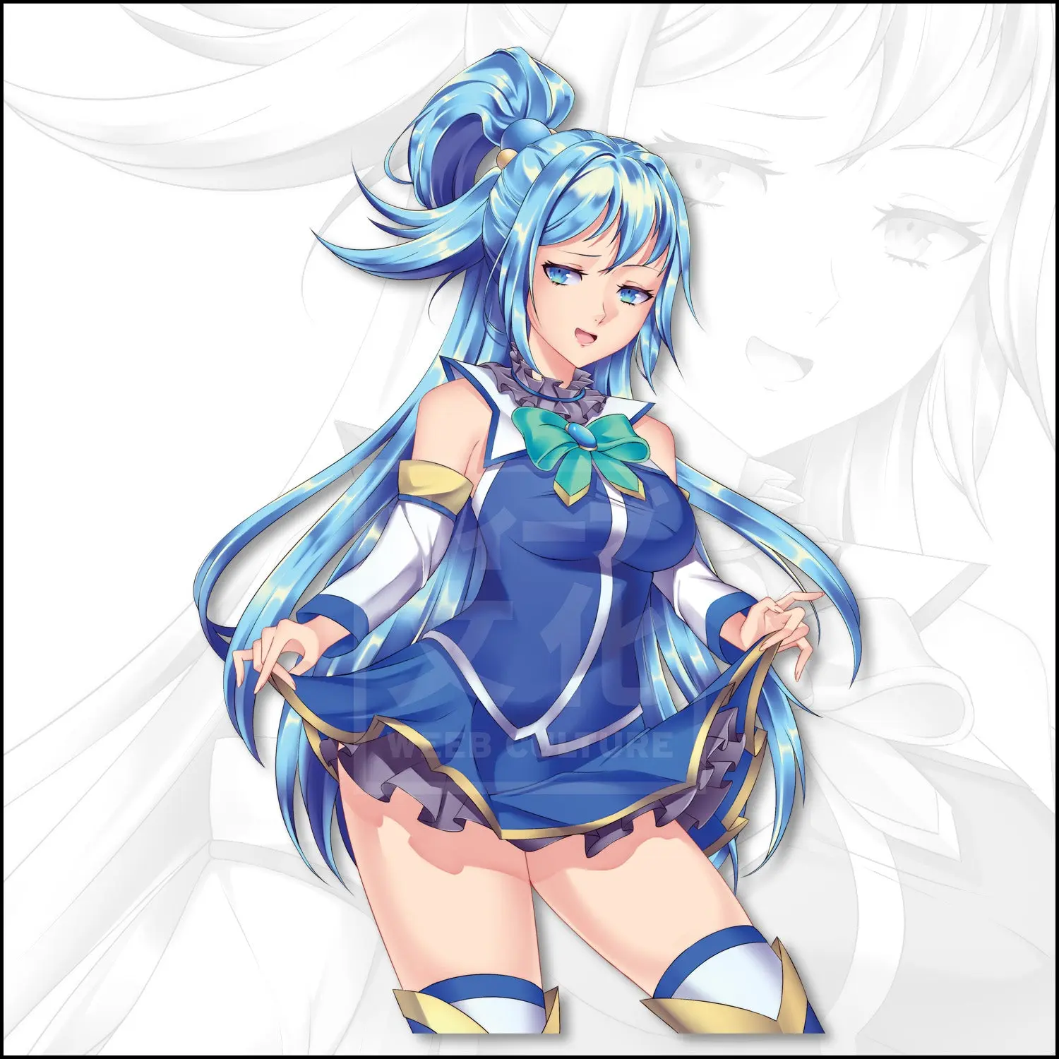 Aqua Sticker