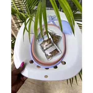 Herbal Yoni Steam Kit - Reusable Steamer & 2 Aromatic Herb Bags for 4 Months of Natural Wellness Sessions