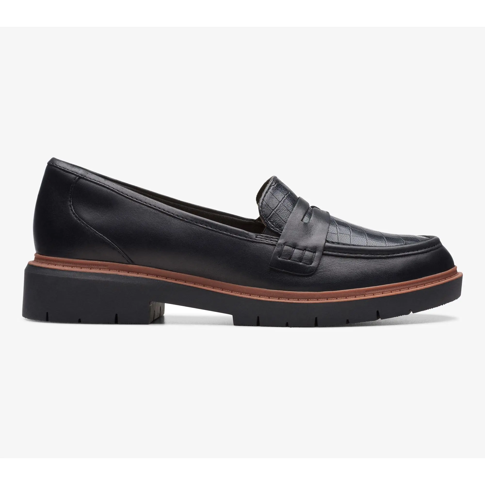 Clarks Collection Leather Lug Sole Loafer- Westlynn Ayla
