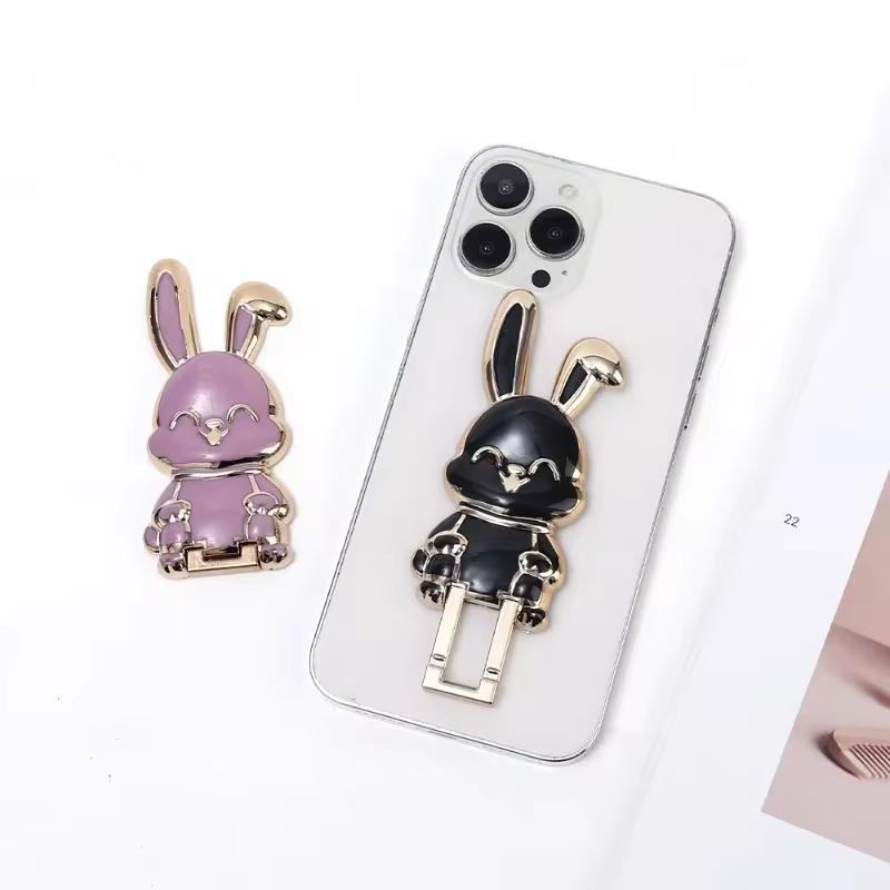 Bunny Bling: The Universal Finger Hugger for Your Phone - An Ultra-Thin, Foldable, Adhesive Rabbit Stand That’s More Supportive Than Your Friends! Universal
