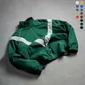 Matching Couples’ Jackets, Color-Block Zip-Up Casual Outerwear for Men and Women, Lightweight Streetwear for Spring and Autumn