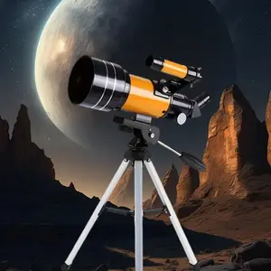 Professional Refracting Telescope, High Definition Astronomical Telescope, High Power Astronomical Telescope, Suitable for Camping, Moon Gazing, Traveling