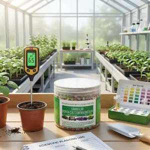 Granular Boron Calcium Magnesium Plant Universal 200g Slow-Release Trace Element Water-Soluble Fertilizer for Fruits Vegetables & Agriculture Nutrient-Rich Easy Application