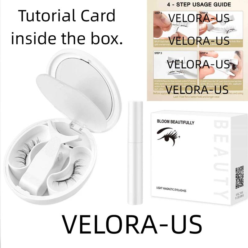 Soft Magnetic Eyelashes All-in-One Box,Magnetic EyelashExtensions, Waterproof, Reusable, Glue-FreeEyeliner-Free Makeup Cosmetic long lasting lashes Christmas Eve gifts Holiday