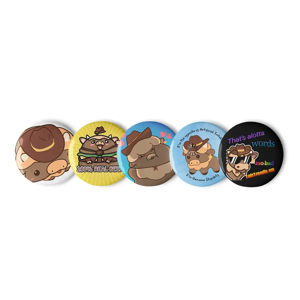 Silly Cow Pin Set