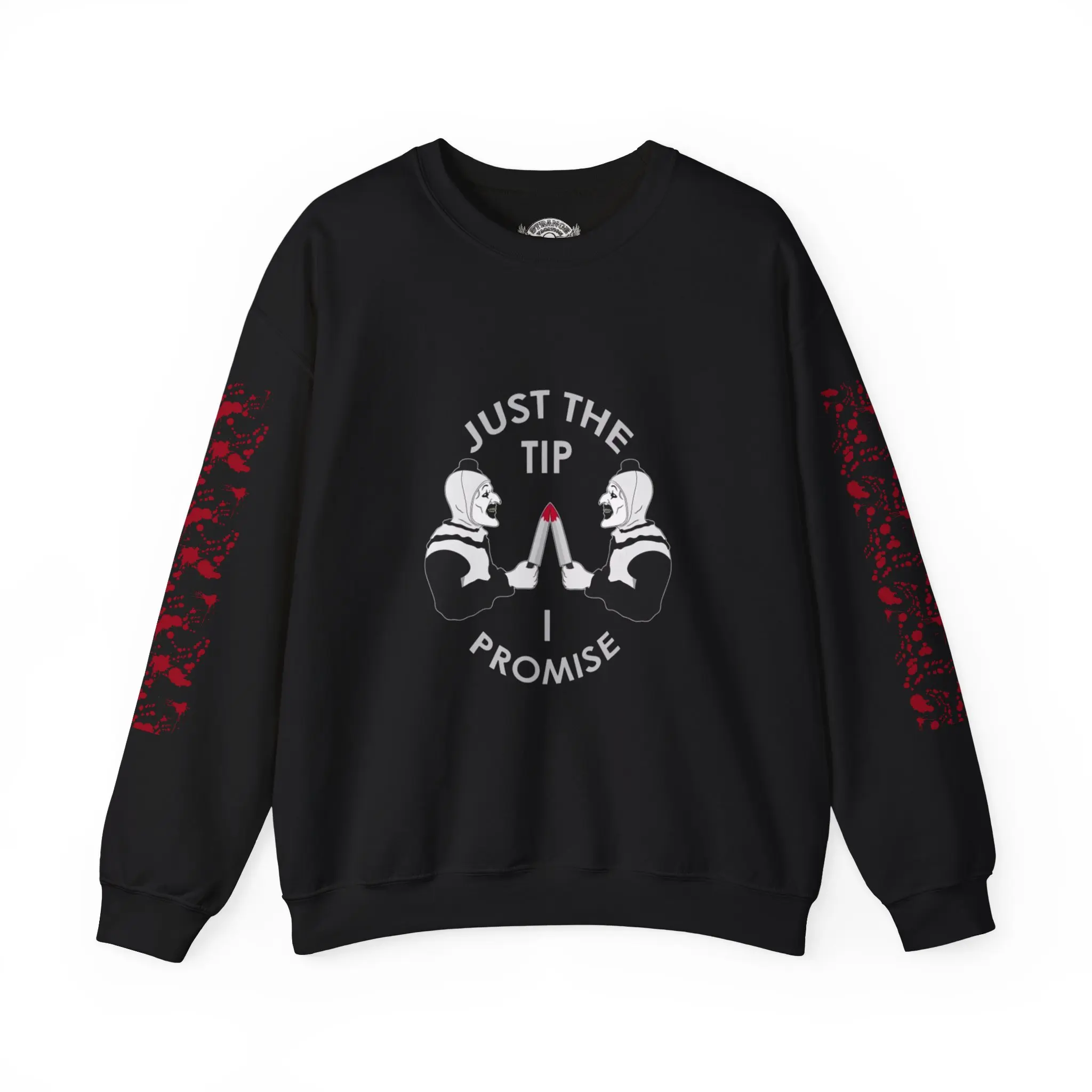 Terrifier Art The Clown Just The Tip Unisex Heavy Blend™ Crewneck Sweatshirt