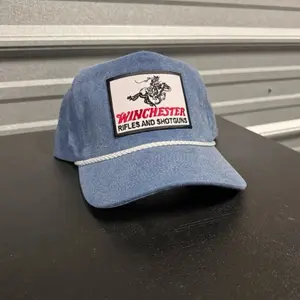 Winchester Rifle Washed Blue Trucker Hat