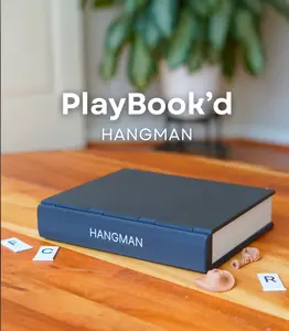 PlayBook’d Hangman Classic Word Game Hidden Inside a Book Ideal for Family Fun and Engaging Gameplay