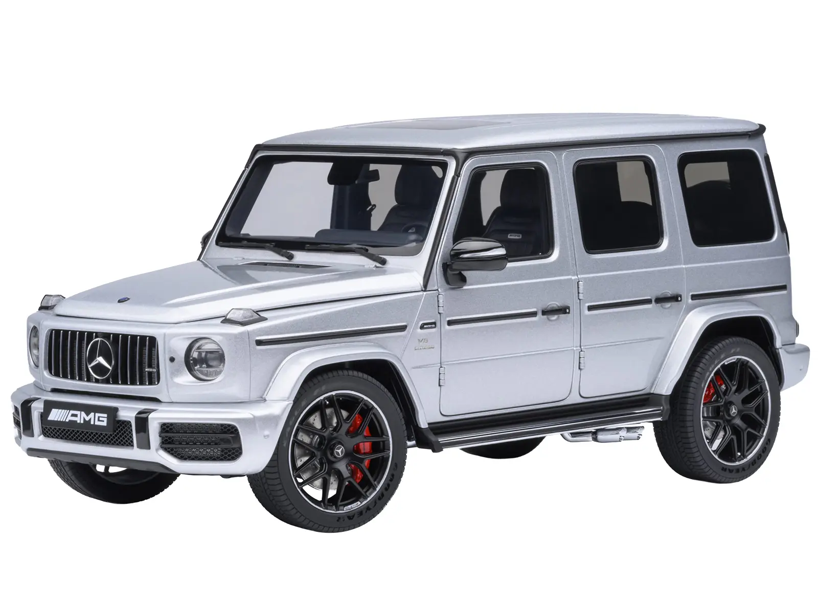 2019 Mercedes-Benz AMG G63 Iridium Silver Metallic 1/18 Model Car by Autoart
