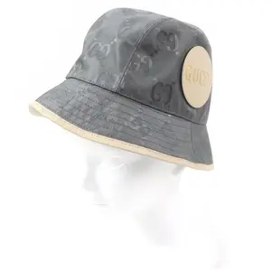 Pre-owned GUCCI Cotton Small Leather Goods Off The Grid Nylon Bucket Hat