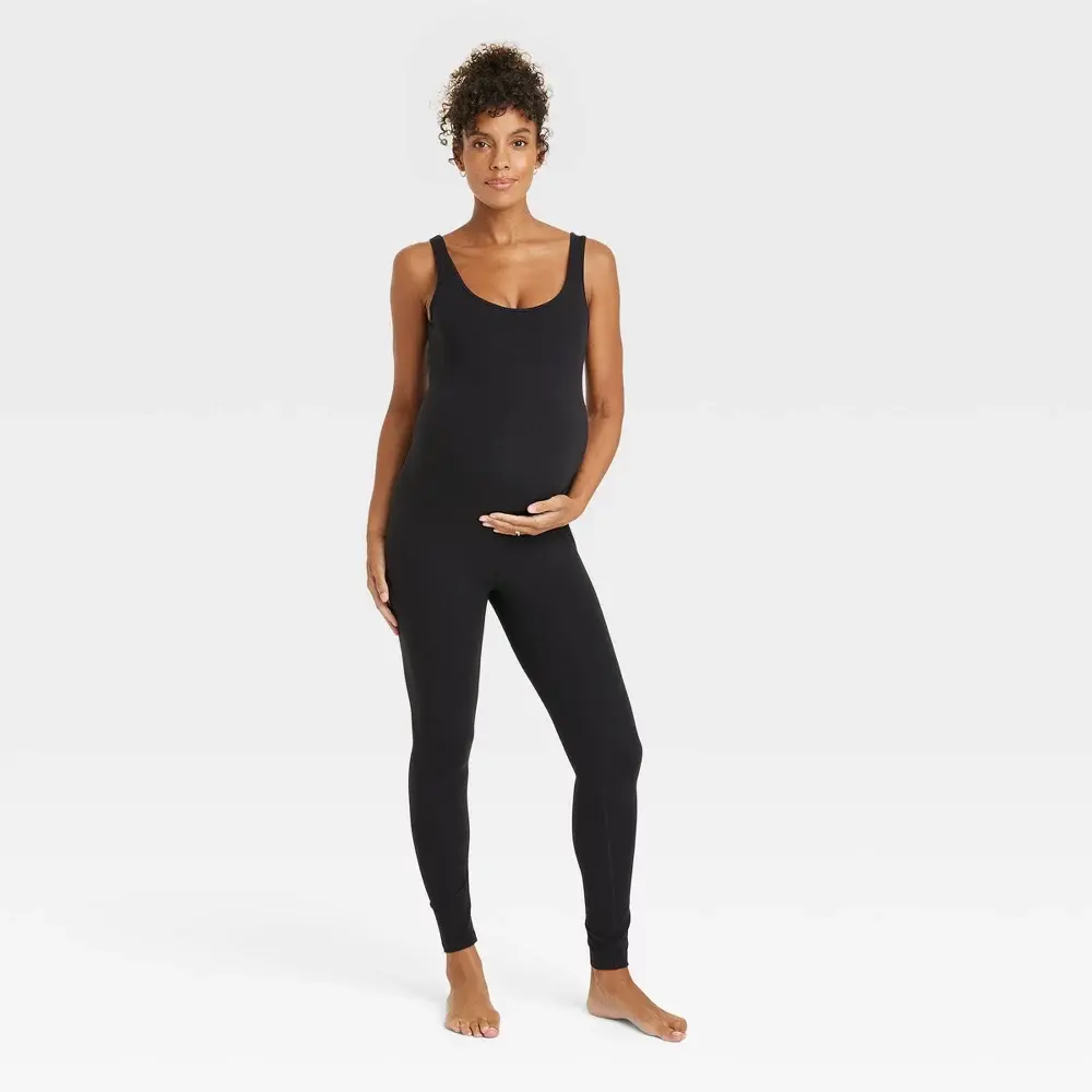 Isabel Maternity by Ingrid & Isabel Sleeveless Stretchy Maternity Jumpsuit