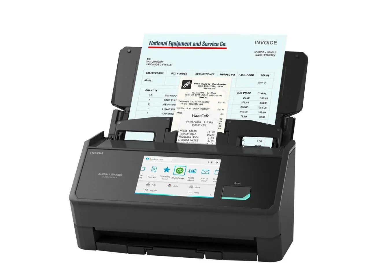 Ricoh ScanSnap iX2500 (Black) Sheet Fed Scanners - Document Ricoh ScanSnap iX2500 (Black) Sheet Fed Scanners - Document