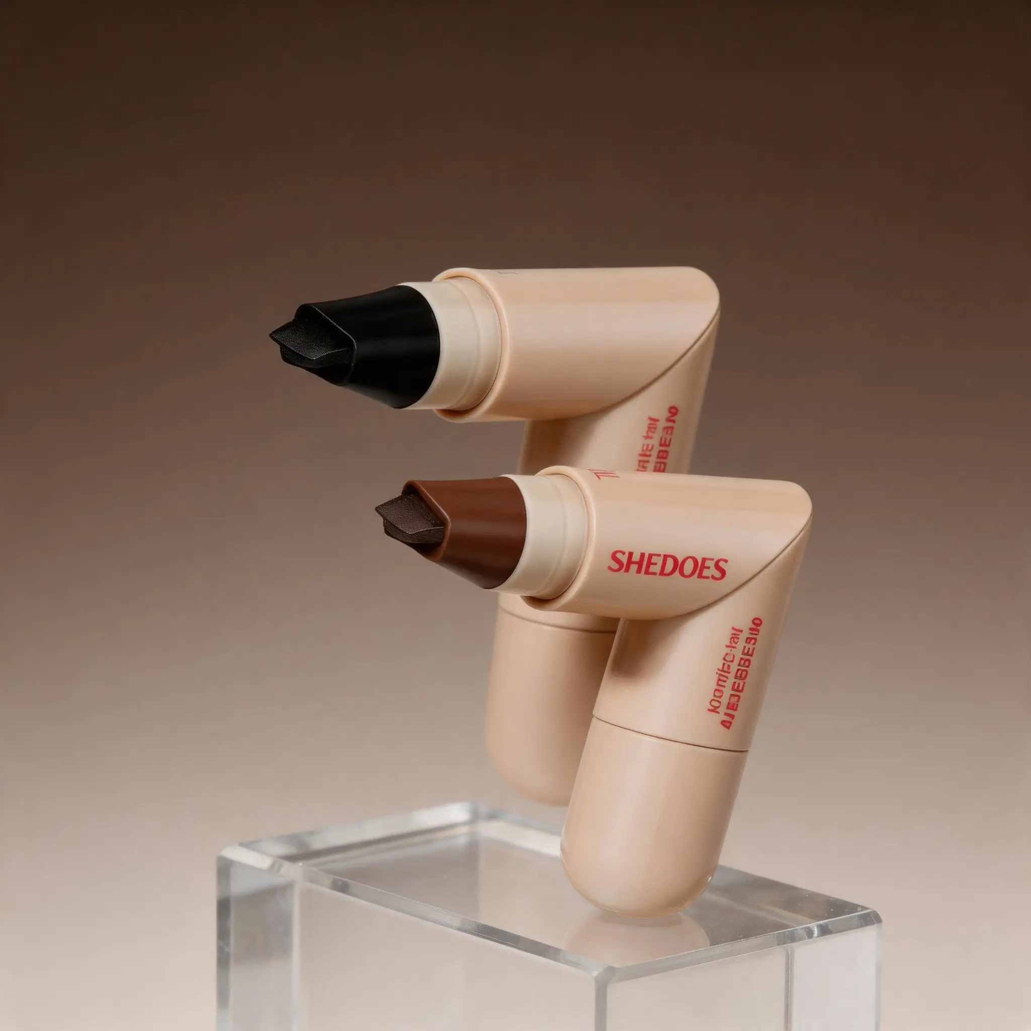 Dual-Head Rotating Wing Liquid Eyeliner Pen - Waterproof, Smudge-Proof, Quick-Drying, Flawless Precise Cat Eye & Winged Liner, All-Skin Friendly Cosmetic, Ideal Beauty Gift