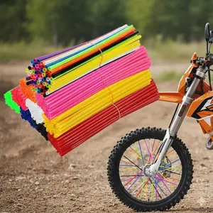 36-Pack Bike Spoke Reflectors & Clips: Anti-Slip Safety Mounts for MTB Wheel Spoke Systems, Durable Upgrade & Repair Kit, High-Visibility Maintenance Tools for Motorcycle Bicycle Cycling