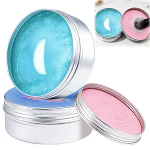 Makeup Brush Cleaner Soap with Silicone Mat, Deeply Cleans Waterproof Makeup for Synthetic & Natural Brushes & Sponges – Vegan, Cruelty-Free & Easy-Rinse,