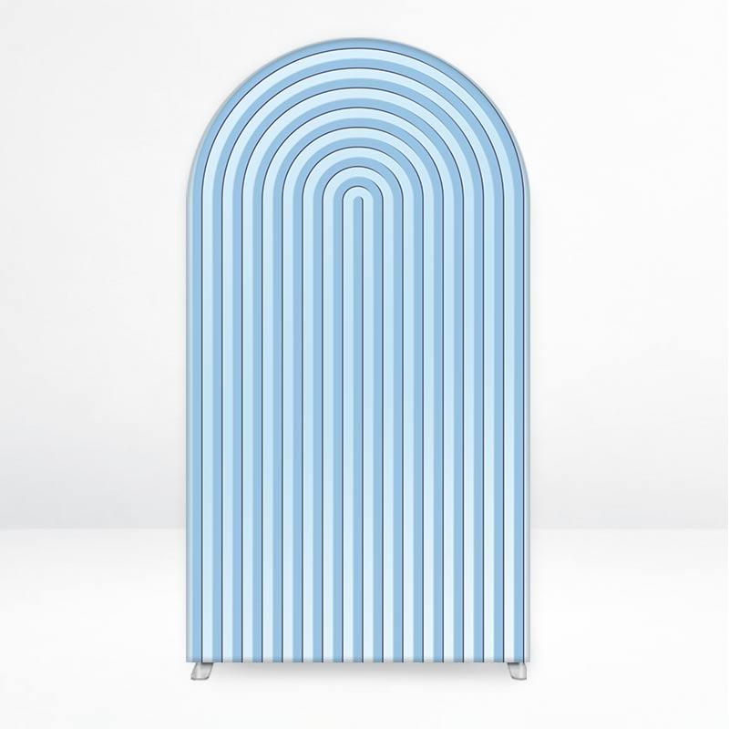2D Line Arch Backdrop Cover for Wedding Babyshower Bridal Shower Birthday Party Decoration Photography Studio Background