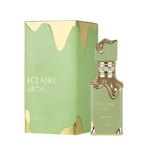 Lattafa Eclaire Pistache Eau de Parfum Spray for Women 3.4 oz - Creamy Pistachio Coconut & Vanilla Long Lasting Gourmand Perfume
