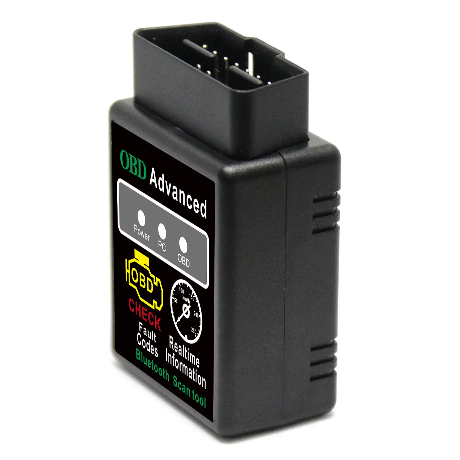 Compact ELM327-V15 Single Chip OBD2 Universal Car Code Reader & Scanner - Plug-n-Play Fault Scan Tool with Built-in Screen, Real-Time Data Monitoring, 8cm x 6cm Durable ABS Plastic, No External Power for DIY Home Use