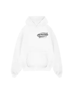 White "EMOTOCUSTOMS" Hoodie