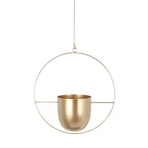 Metal Hanging Flower Pot Plant Hanger Chain Hanging Planter Basket Flower Vase Plant Holder Home Garden Balcony Decoration