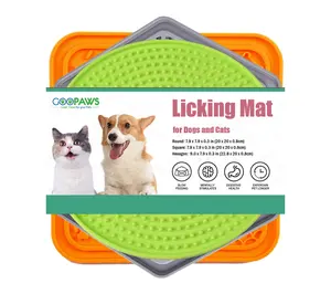 GOOPAWS Licking Mat 3 Pack Slow Feeding Textured Pads