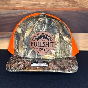 OT hours Busch edition leather patch hat