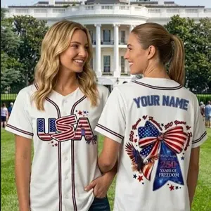 Personalized USA Baseball Jersey, Custom Name Shirt, American Flag Shirt For Baseball Fans, 250 Years of Freedom Independence Day Jersey #Baseballjersey