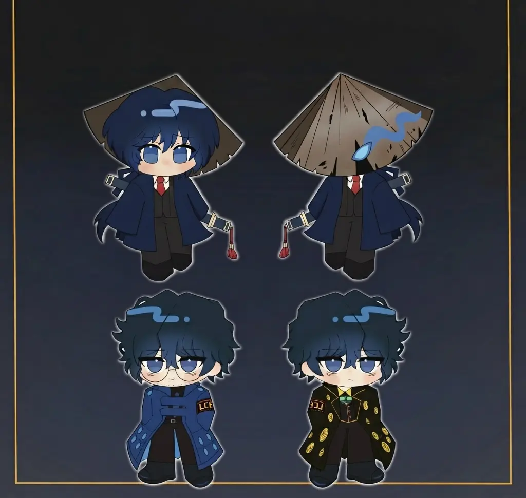 Limbus Company (LCB) Hohenheim, Kim Acrylic Keychains