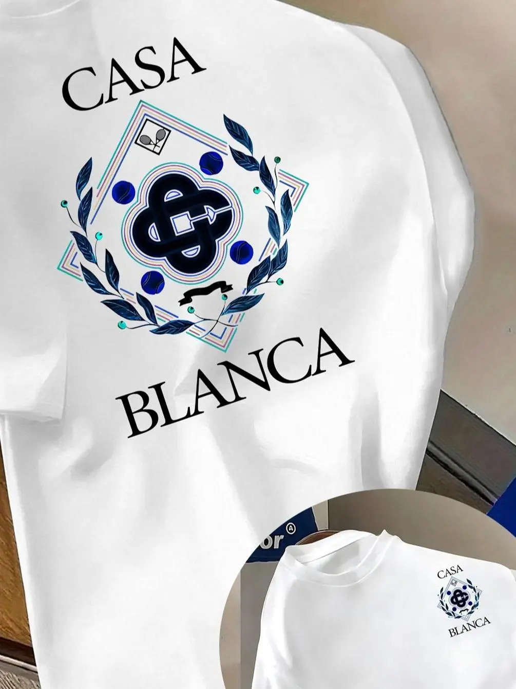 casablanca t shirt black - TikTok Shop