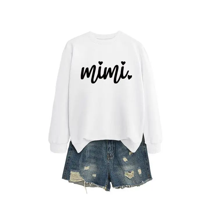 White hoodie（Black font）