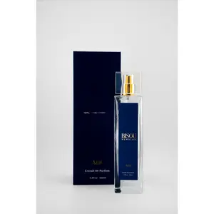Bisou Memoire AZUL By Bisou Memoire Extrait De Parfum Vegan Ocean Escape Fragrance with Calabrian Bergamot Italian Mandarin Japanese Osmanthus Notes Luxury Liquid Perfume