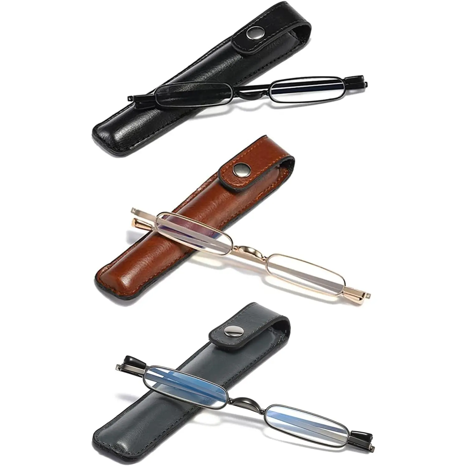 3 Pairs(gold/Silver/Black)