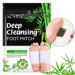 Deep Cleansing Foot Patch, 20pcs/30pcs Natural Ginger & Bamboo Vinegar Foot Patch, Healthy Foot Care Patch for Women & Men