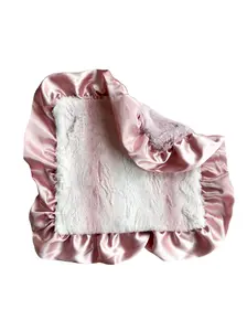 Hollis Lovie,Light & Fluffy Luxury Blanket, Handmade with Soft Polyester for Baby Showers