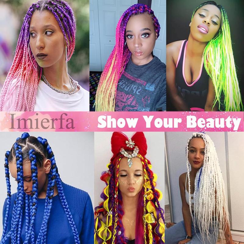 Pink Braiding Hair, Braiding Hair Extensions for Braids, 24 inch 100G/Pcs 3PCS, Synthetic Hair Bundles(Ash Pink Pink Braiding Hair, Braiding Hair Extensions for Braids, 24 inch 100G/Pcs 3PCS, Synthetic Hair Bundles(Ash Pink