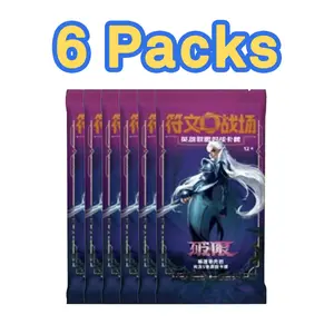 【6 Packs】Riftbound 3.0 : League of Legends Chinese UNLEASHED UNL Jumbo Slim Box/packs Cammie