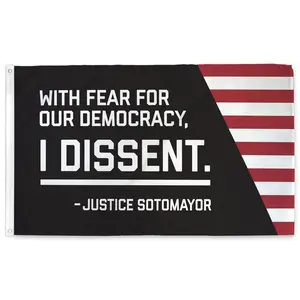 "I Dissent" Quote Flag