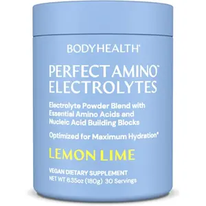 PerfectAmino Zero Sugar Electrolyte Powder With Trace Minerals Hydration Drink Mix for Fasting and Keto Diets 30 Servings