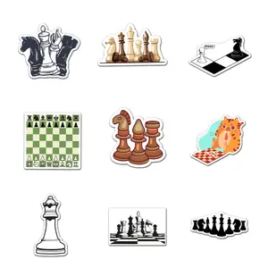 Chess Game Pack 9 PCS Sticker Vinyl, Art Car Wall Kid Phone Book Stickers, Funny Sticker Decal Decor