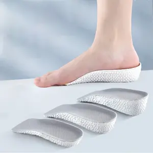 Height-Boosting, Cushioned Insoles for Men and Women, Discreet & Breathable Design, Eva Material with Heel Lift, Comfort and Support