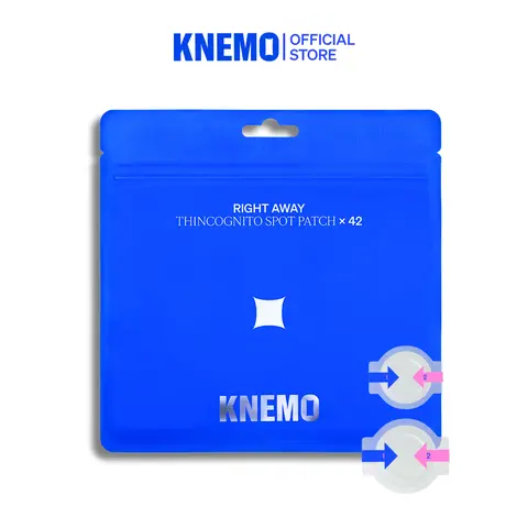 [KNEMO Official] Thincognito Invisible Spot Patch - Fragrance-Free Hyaluronic Acid Hydrocolloid Acne Treatments, Anti-Acne Pimple Relief for Face Blemishes, Skin Care Spot Treatment