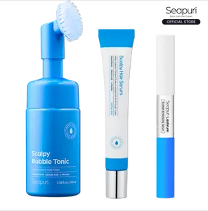 [TikTok Shop Exclusive] Seapuri Scalpy Scalp & Lash Revival Trio | Exfoliating Detox Foam, Hair Growth Serum & Lash Serum | Clears Buildup & Reactivates Follicles for Thicker Hair & Lashes