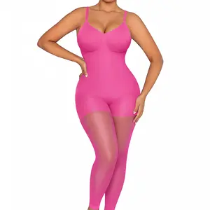 Shapellx MistWeave Skin Flow Full Coverage Bodysuit - 4-in-1 Design