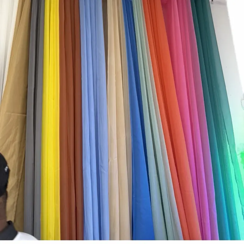 Voile curtain and 8 grommets