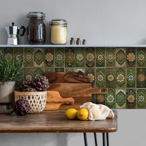 European Style Brick Wall Stickers Self-Adhesive Waterproof Kitchen Living Room Decorative Wallpaper Decoration Pet Thick Foam Tile Patch