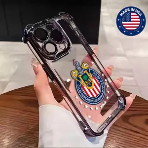 Chivas De Guadalajara Liga MX Aesthetic Design Pattern Casing For iPhone 16 15 14 13 12 Plus Pro Max Soft Silicon TPU Shockproof Protector Anti-scratch Vintage Fashion Trend Mobile Phone Case