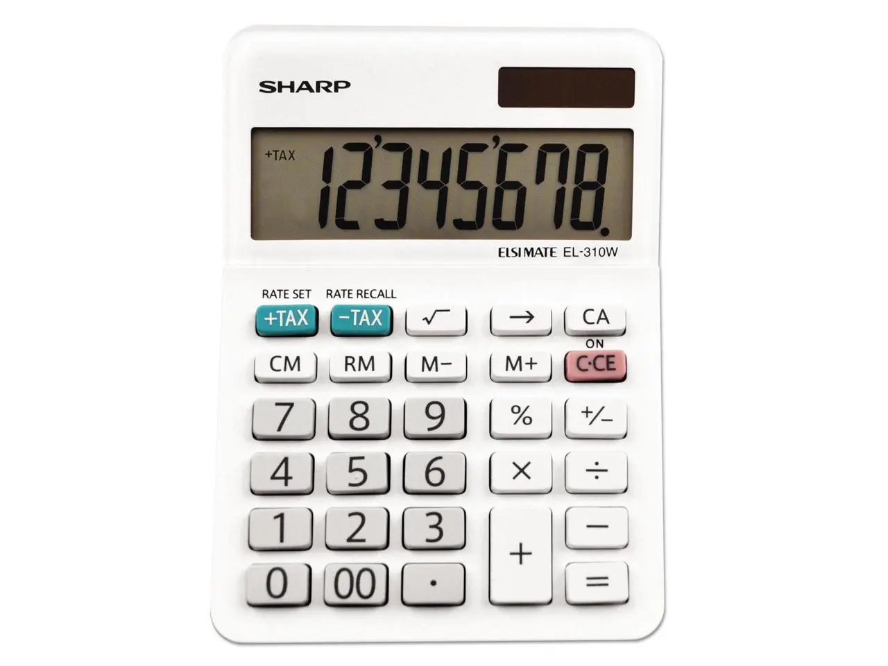 Sharp EL-310WB Mini Desktop Calculator 8-Digit LCD EL310WB Sharp EL-310WB Mini Desktop Calculator 8-Digit LCD EL310WB