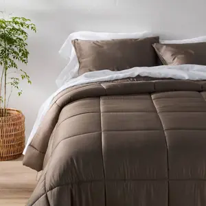 King/California King Rayon from Bamboo Comforter Set Fig - Casaluna
